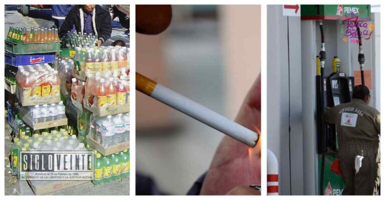 Anuncia gobierno federal aumentos a gasolina, refrescos y cigarros, costarán más en 2023