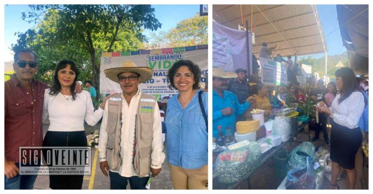 Asiste la presidenta Catalina Pérez Negrón al Primer Tianguis Regional Sembrando Vida Tiquicheo-Tzitzio