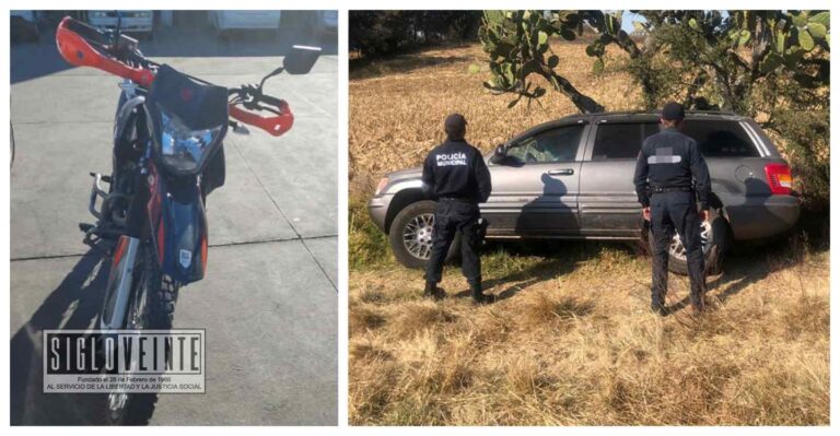 En distintos hechos, elementos de la Guardia Civil recuperan 4 vehículos robados