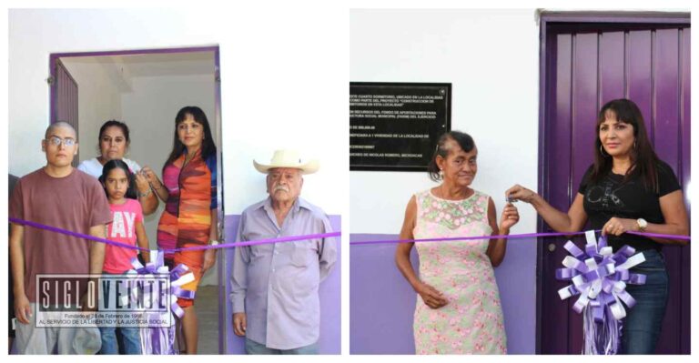 Más familias del municipio de Tiquicheo cuentan con espacios dignos para vivir: Catalina Pérez Negrón
