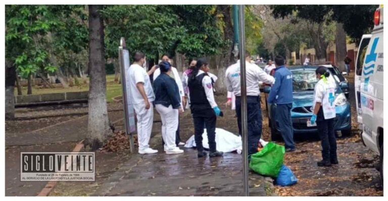 Abuelito muere de un aparente infarto fulminante en el Bosque Cuauhtémoc de Morelia