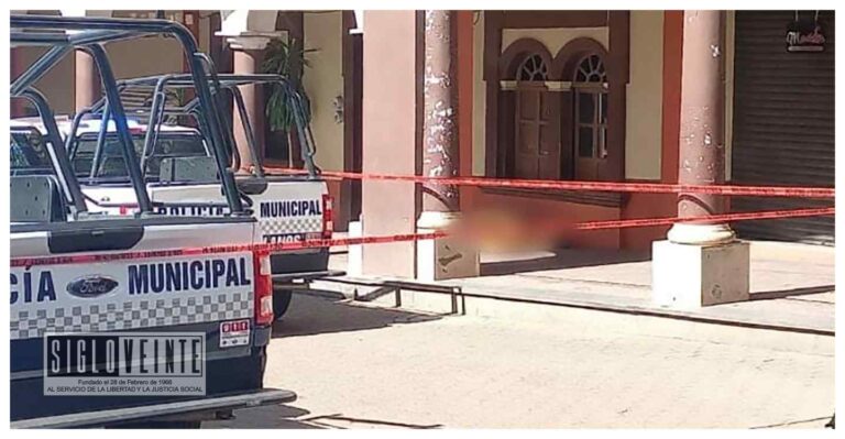 Balean a jefe policíaco afuera de la alcaldía de San José de Gracia