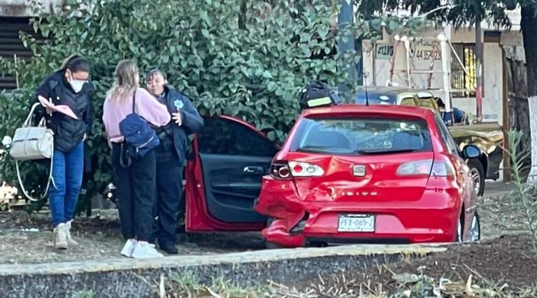 Sin lesionados en los tres choques de esta mañana en Morelia