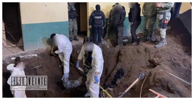 Localizan en narcofosa 42 paquetes con restos de 10 cuerpos en el Estado de México