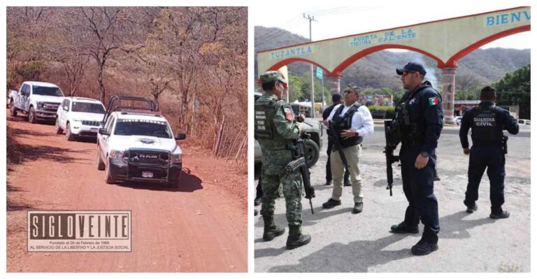 Realizan operativos interinstitucionales para preservar la paz en los municipios de Juárez, Tuzantla, y Zitácuaro