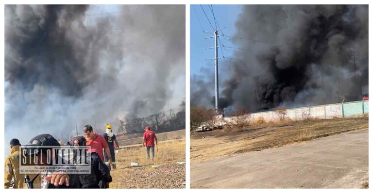Se incendian vehículos en el interior de la subestación de la CFE en Ciudad Altamirano