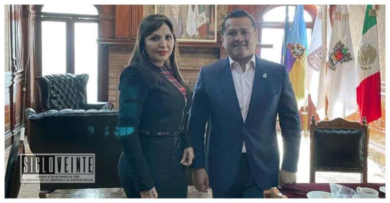 Se reúne Catalina Pérez Negrón con el Secretario de Gobierno de Michoacán para gestionar obras para el pueblo de Tiquicheo