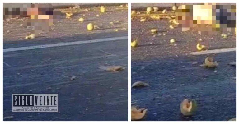 3 muertos y 4 heridos al volcar camioneta que transportaba a cortadores de melón