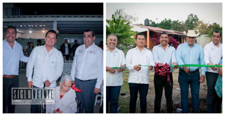Alcalde de Juárez acompañado de los titulares de Gobierno y Salud, inauguraron pozo profundo y entregan aparatos funcionales