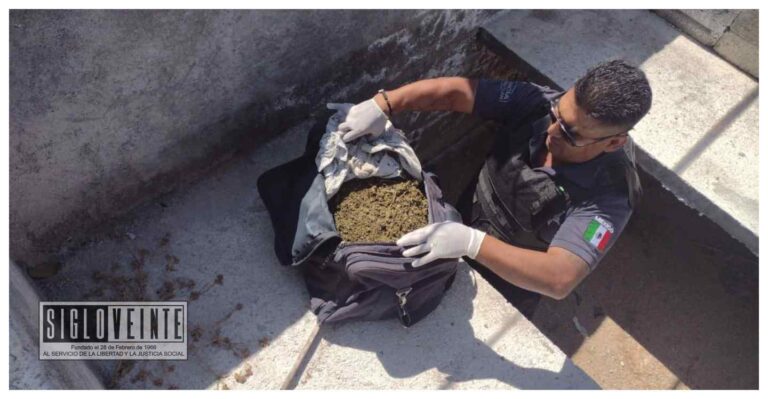 Localizan varios kilos de marihuana en una maleta escondida en fosa del panteón de Nocupétaro