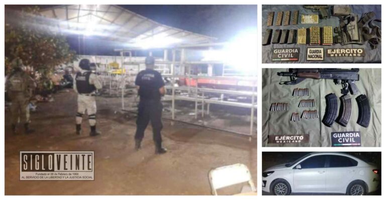 Localizan en Parácuaro laboratorio para la fabricación de drogas en palenque clandestino, se decomisaron armamento, narcóticos y vehículos con reporte de robo