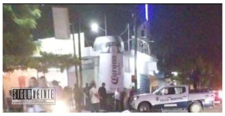 Motociclista de 19 años muere al chocar con una patrulla de la Policía Municipal de Buenavista