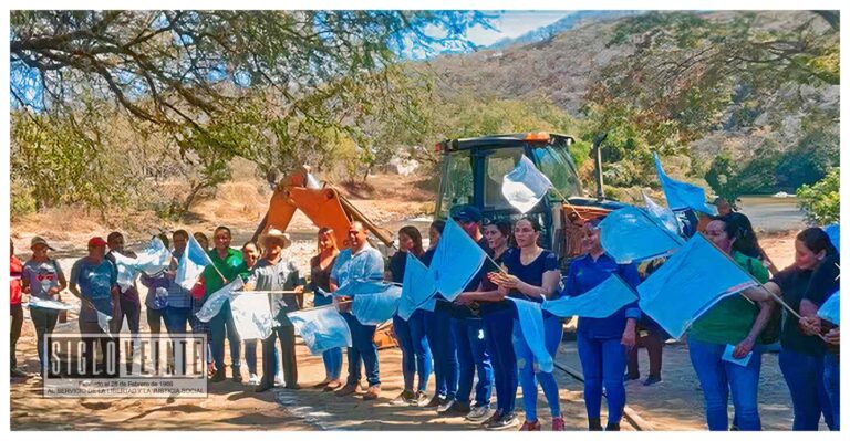 Reynaldo Gómez da arranque a la construcción de una planta potabilizadora de agua para la cabecera municipal de Carácuaro