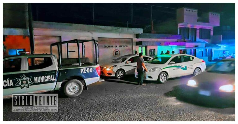 Sitio de taxis fue atacado por desconocidos con bombas molotov en Zamora