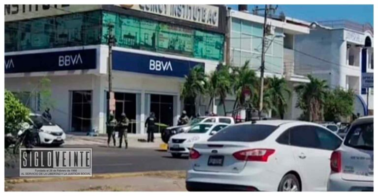 En Lázaro Cárdenas, una persona fue baleada cuando salía del banco, le quitaron 650 mil pesos