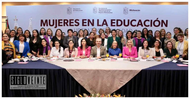 En un hecho histórico, la rectoría de la educación en Michoacán está en manos de las mujeres: Ramírez Bedolla