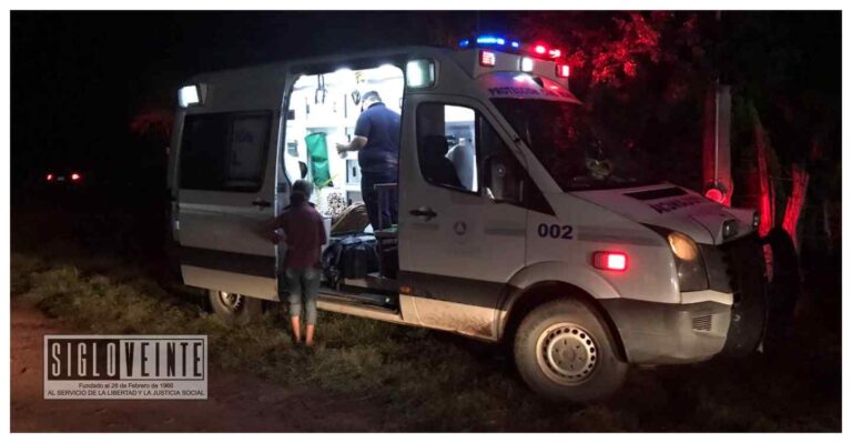 Este domingo en Huetamo, joven de 22 años se cae de su moto y sufre de severos golpes en la cabeza