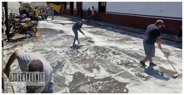 Gobierno municipal de Carácuaro concluye con éxito las jornadas de limpieza tras la Fiesta de Ceniza 2023