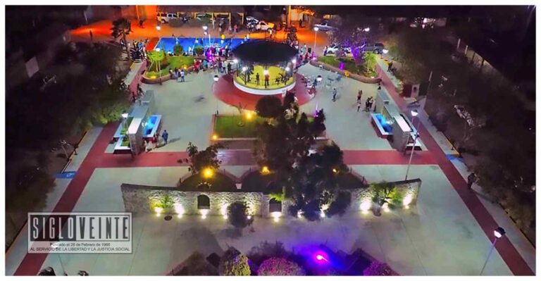 Inaugura Pablo Varona la rehabilitación de la plaza principal de la tenencia de San Jerónimo