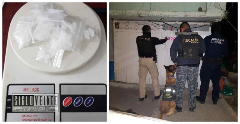 La FGE catea domicilio en la Avenida Barrio Alto, asegura un inmueble donde vendían droga y detiene a tres hombres