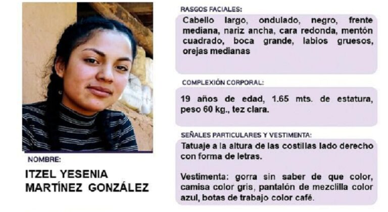 Localizan sana y salva a joven de 19 años de edad reportada como desaparecida en el municipio de Tzitzio