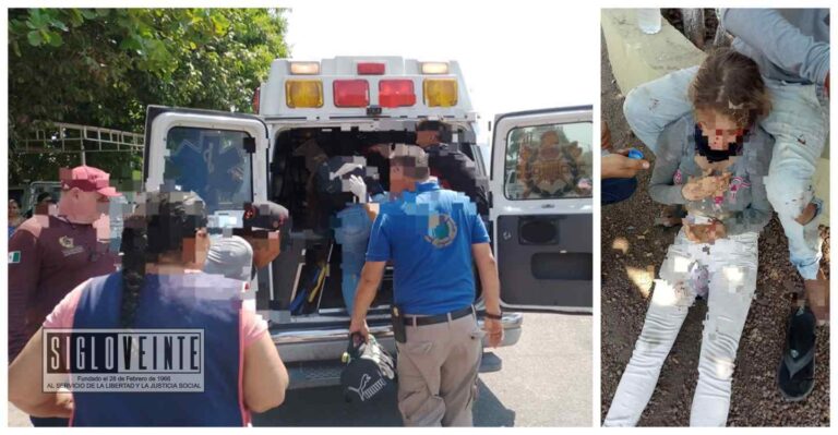Niña de 3 años y sus papás que viajaban en motocicleta, fueron arrollados por un automóvil