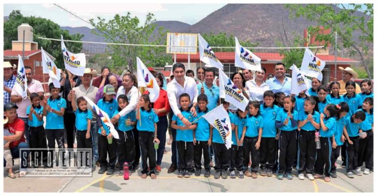 Seguimos mejorando la infraestructura de los planteles educativos: Pablo Varona; comienza la construcción de una techumbre en la Primaria de Estimucha