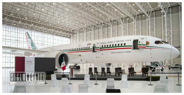 Andrés Manuel López Obrador anunció que el gobierno de México vendió el Avión Presidencial a Tayikistán