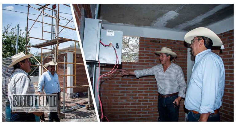 Avanza proyecto integral de agua potable en La Parota, el presidente de Juárez Cornelio Ríos supervisa las obras