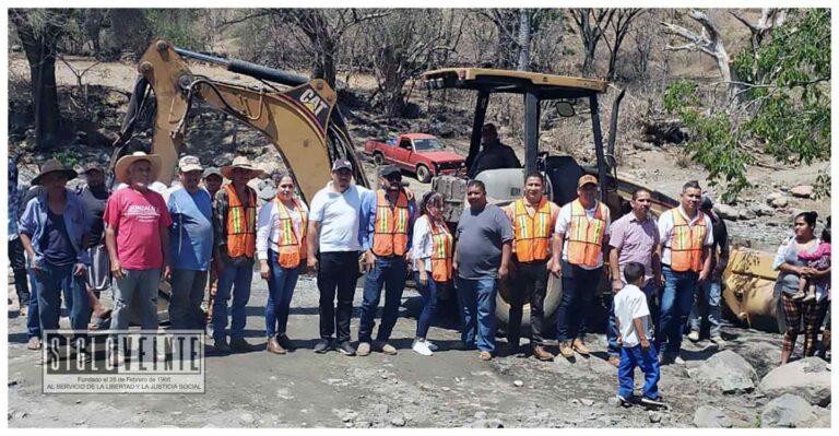 Compromiso cumplido: alcalde de Nocupétaro inicia construcción de vado-puente en Las Trojes con recursos municipales