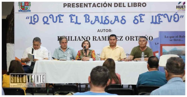 El escritor Emiliano Ramírez Ortuño presenta en Huetamo su libro «Lo que el Balsas se Llevó»