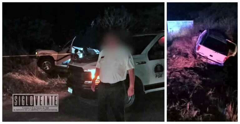 Muere mujer al volcar su camioneta en Villa Madero, cerca de la comunidad mezcalera de Etúcuaro