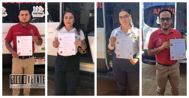 Para mejorar la atención a la ciudadanía, certifican a los socorristas de Protección Civil Municipal de Huetamo en Atención Prehospitalaria
