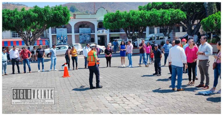 Participan funcionarios y trabajadores del Gobierno de Juárez en el Simulacro Nacional de hoy 19 de abril