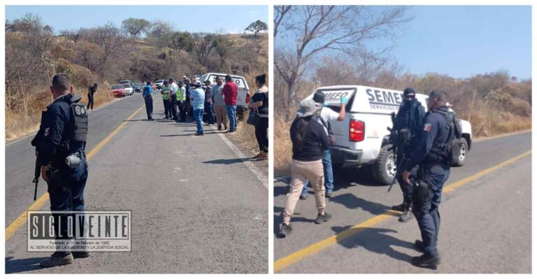 Persona muere al volcar en su camioneta en la carretera Juárez-Tuzantla