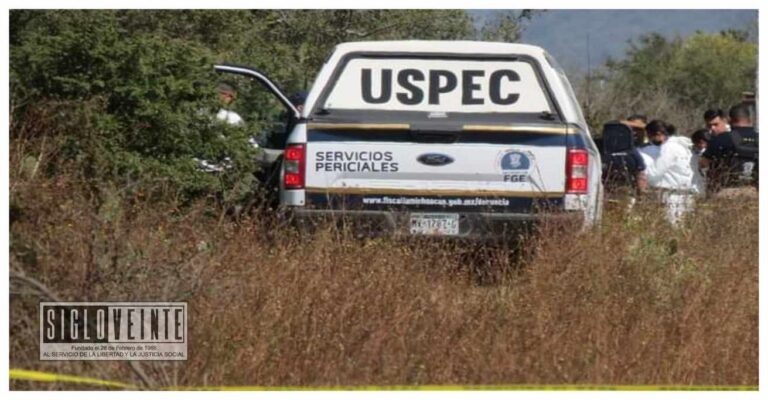 Abandonan cadáver encobijado en la carretera estatal Acuitzio-Villa Madero