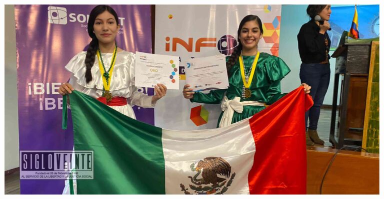 Alumnas del CECYTEM Michoacán ganan medalla de oro en concurso latinoamericano de ciencia en Colombia
