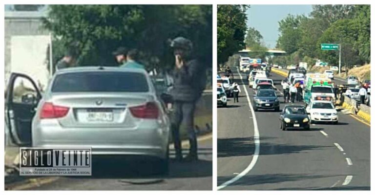 Automovilista muere en ataque a balazos en la carretera Morelia-Pátzcuaro