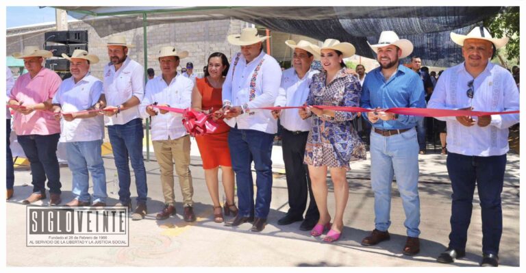 Autoridades del Estado y del municipio de Churumuco inauguran obras de infraestructura social por un monto de 5.3 millones de pesos