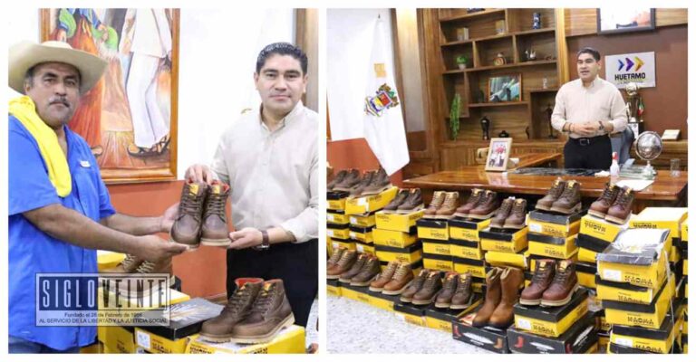 Pablo Varona entrega calzado de trabajo al personal de Servicios Públicos y hace un llamado a la ciudadanía a no dejar basura en la vía pública