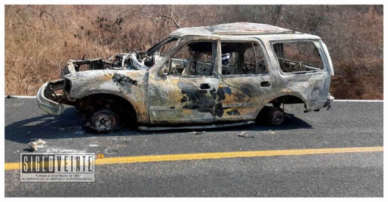 Actualización del accidente en Huetamo: Tres personas fallecieron calcinadas y una herida