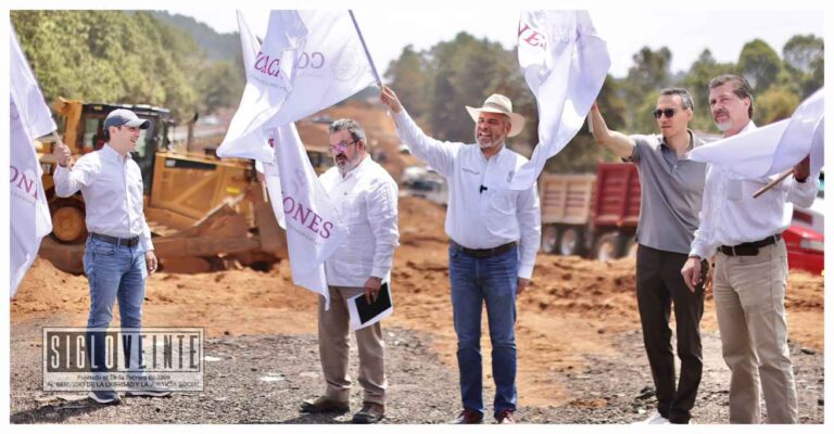 Arrancan Bedolla y la SICT ampliación de autopista Pátzcuaro-Uruapan, logro histórico que resume haber recuperado la relación y cooperación con el Gobierno federal
