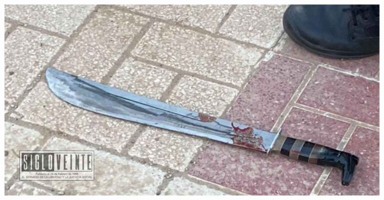 En Pátzcuaro, sentencian a 5 años de prisión a sujeto por agredir con un machete a su padre