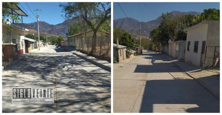 Gobiernos de Michoacán, Nocupétaro y Villa Madero además de beneficiarios, construyen pavimentaciones por 20 millones de pesos