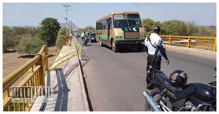 Mañana inicia la reparación del barandal en el Puente Adolfo López Mateos, que une a Michoacán y Guerrero