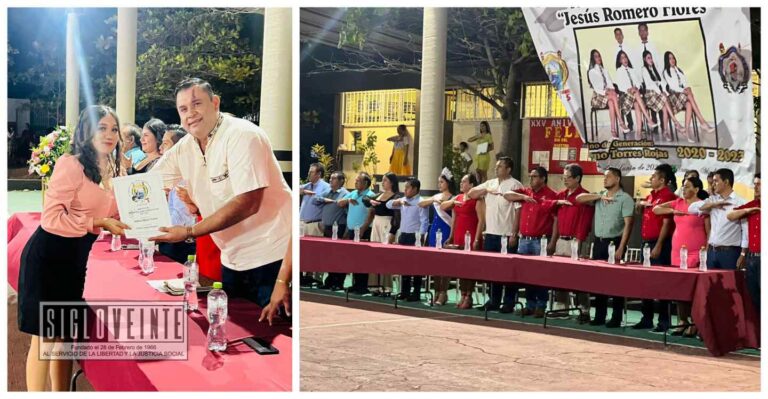 Memo Torres apadrina a la generación 2020-2023 de la Escuela Preparatoria Jesús Romero Flores de Churumuco