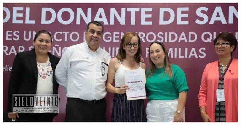 Reconoce la SSM a más de 350 donadores altruistas de sangre, contribuyen a salvar la vida de pacientes graves con necesidad de una transfusión