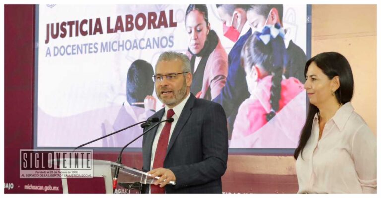 Sin intermediarios, anuncia Bedolla que otorgará base a más de 7 mil docentes