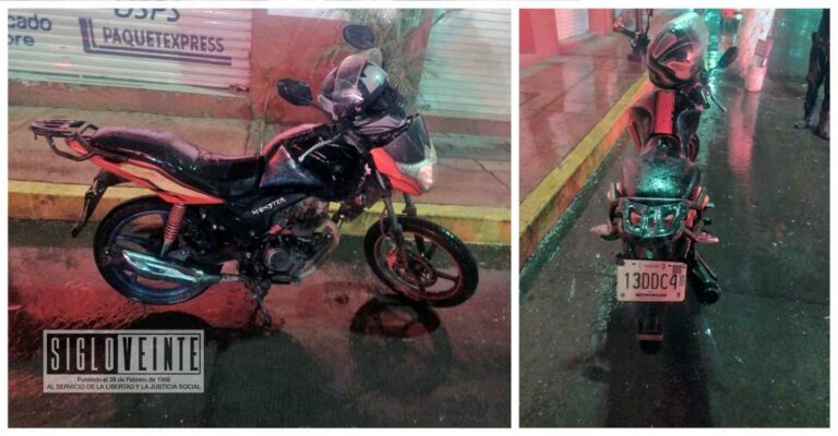Accidente de moto en la Avenida Madero Norte deja a una mujer lesionada