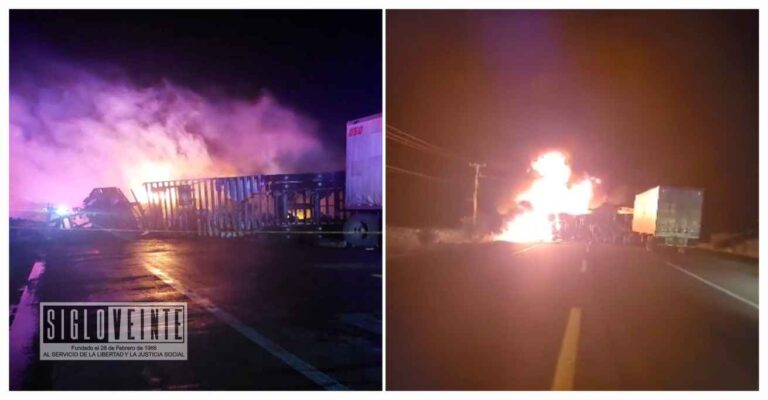 Autobús y tractocamión chocan en la carretera La Piedad-Vista Hermosa; hay al menos 6 muertos y 53 heridos
